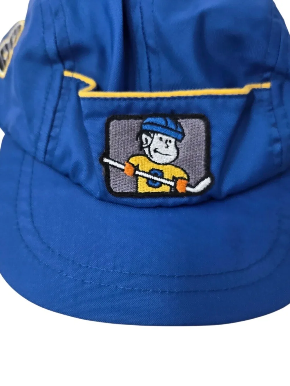 Vintage Oshkosh Hat Infant Size Embroidered Blue Sports 100% Nylon